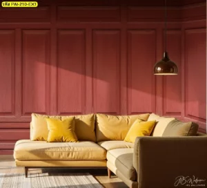 ภาพลายไม้ตกแต่งผนัง ทำให้บ้านดูอบอุ่นแบบร่วมสมัยและเหมาะกับหลายโทนสีภายใน