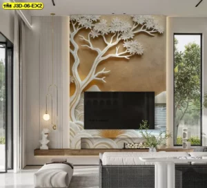 ภาพดอกไม้ 3 มิติแต่งบ้าน เหมาะกับการตกแต่งมุมพักผ่อนให้ดูนุ่มนวล สดใส และน่าใช้งานมากขึ้น