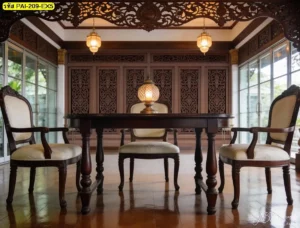 วอลเปเปอร์ลายไม้คลาสสิก เหมาะกับการตกแต่งร้านอาหาร คาเฟ่ หรือเลานจ์ที่เน้นความอบอุ่น