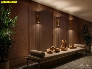 วอลเปเปอร์ลายไม้ตกแต่งภายใน ช่วยเพิ่มเสน่ห์ให้ผนังเรียบดูมีรายละเอียดและความลึกมากขึ้น