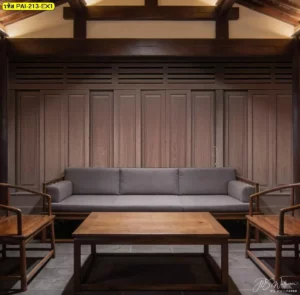 ภาพติดผนังลายไม้คลาสสิก ช่วยให้ผนังดูโดดเด่นอย่างนุ่มนวลและเข้ากับเฟอร์นิเจอร์ไม้