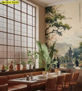 ภาพวาดเกาหลีโบราณ ช่วยให้ตกแต่งร้านอาหารเกาหลี ดูมีเรื่องราวทางวัฒนธรรมและภาพลักษณ์ที่แตกต่าง