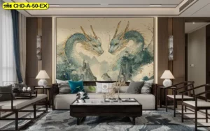 Dragon wall art เหมาะกับการสร้างผนังเด่นให้ดูหรู มีพลัง และเข้ากับเฟอร์นิเจอร์หลายสไตล์