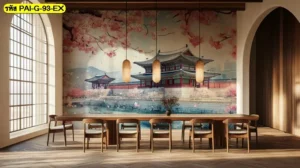 ตกแต่งร้านอาหารเกาหลี ด้วยวอลเปเปอร์ลายเกาหลีโบราณ สร้างบรรยากาศดั้งเดิมที่ดูสง่างามและน่าประทับใจ