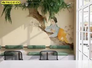 วอลเปเปอร์ร้านอาหารเกาหลี โทนศิลปะวัฒนธรรม ช่วยให้พื้นที่รับประทานอาหารดูมีเอกลักษณ์และน่าถ่ายภาพมากขึ้น