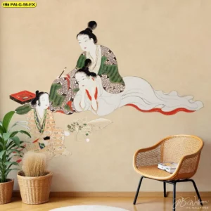 วอลเปเปอร์ลายฮันบก สำหรับร้านอาหารเกาหลี ช่วยให้พื้นที่ดูอ่อนหวาน มีเสน่ห์ และสื่อความเป็นเกาหลีอย่างชัดเจน