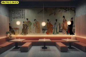 วอลเปเปอร์ลายวิถีชีวิตเกาหลี สื่อบรรยากาศชุมชนแบบเกาหลี เหมาะกับร้านที่อยากเพิ่มเสน่ห์และภาพจำเฉพาะตัว